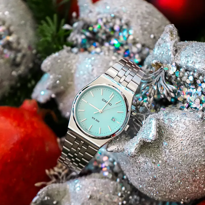 Casio Tiffany Blue Dial Men's Watch | MTP-B145D-2A1V